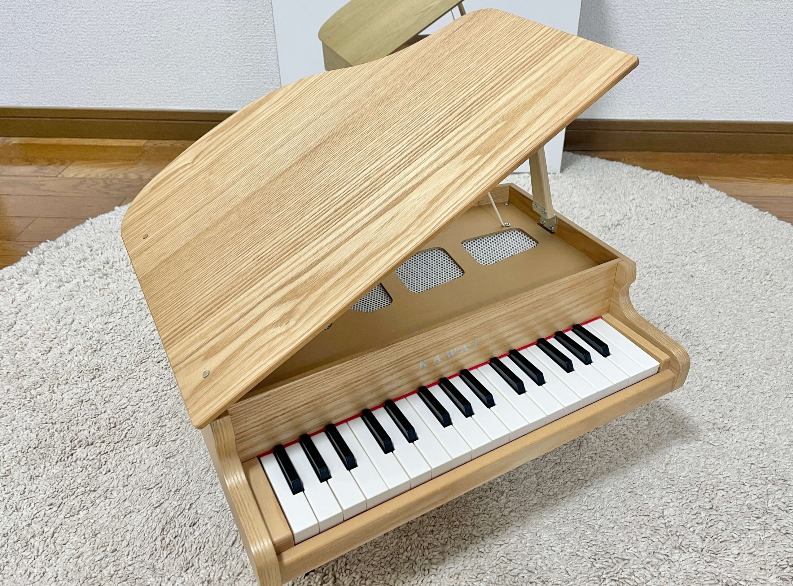 私が購入したカワイミニピアノグランドピアノナチュラル