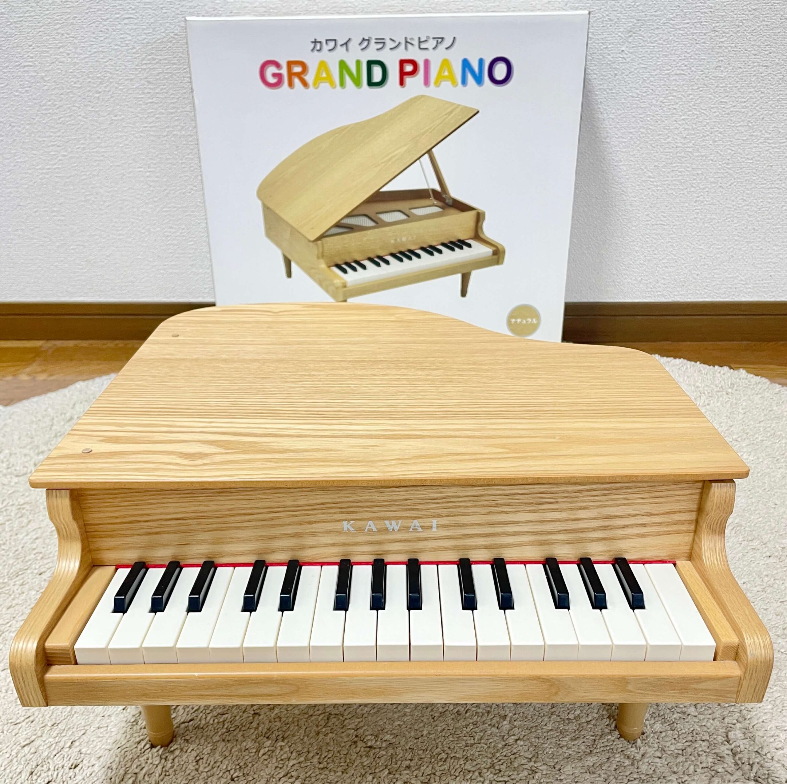 私の購入したグランドピアノナチュラルの画像